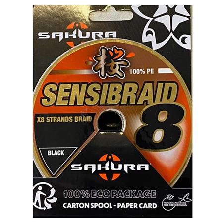 BRAID SAKURA SENSIBRAID 4 CHARTREUSE - 300M