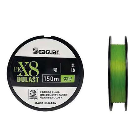 BRAID SEAGUAR PE X8 DULAST FLUO GREEN - 150M