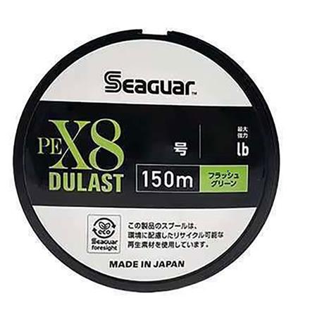 Braid Seaguar Pe X8 Dulast Fluo Green - 150M