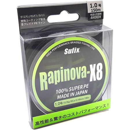 Braid Sufix Rapinova-X8 Lemon Green 4G