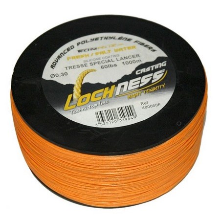 Braid Technipêche Loch Ness Orange - 1000M