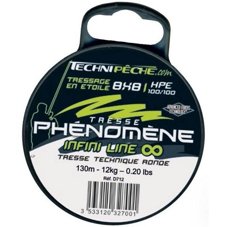 Braid Technipêche Phenomene Infini Line 8 Brins - 130M