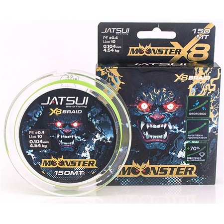 BRAIDED LINE JATSUI MOONSTER BRAID GREEN - 150M
