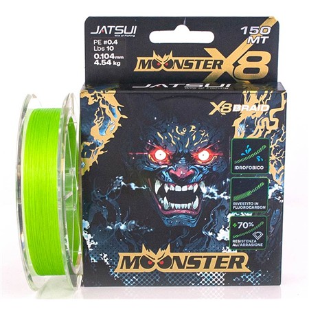 Braided Line Jatsui Moonster Braid Green - 150M