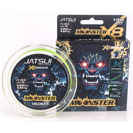BRAIDED LINE JATSUI MOONSTER BRAID GREEN - 300M