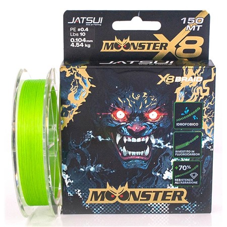 Braided Line Jatsui Moonster Braid Green - 300M