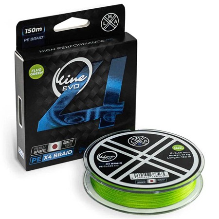 BRAIDED LINE LMAB OLINE EVO 4X - 150M