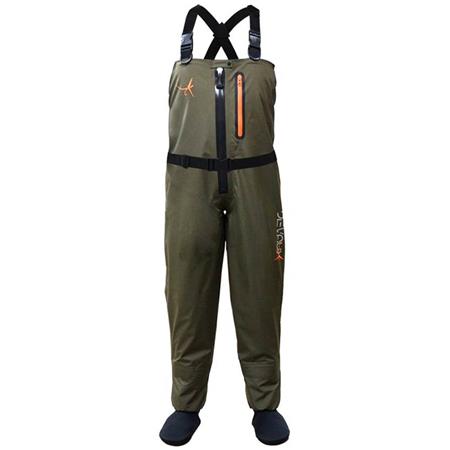 Breathable Waders Stocking Devaux Zip Dvx 400 Olive
