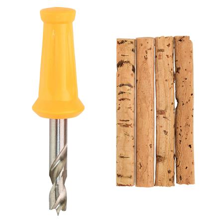 Broca + Varetas De Cortiça Carp Spirit Drill + Cork