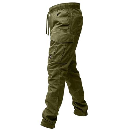 BROEK HEREN - KAKI KUMU CARGO PANTS UTILITY - KAKI