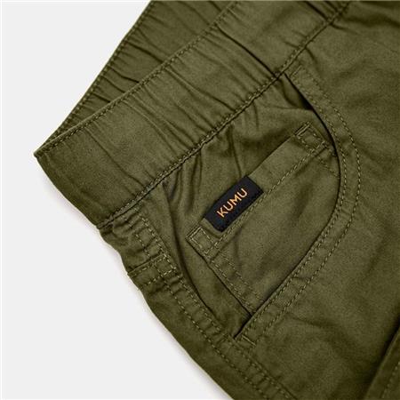 BROEK HEREN - KAKI KUMU CARGO PANTS UTILITY - KAKI