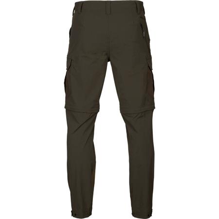 BROEK MANNEN HARKILA LOGMAR LIGHTWEIGHT ZIP-OFF - DARK OLIVE/WILLOW GREEN