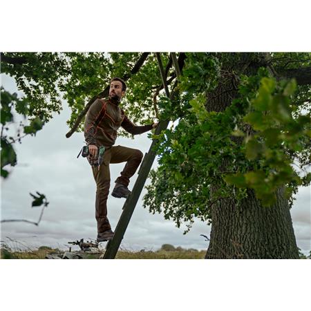 BROEK MANNEN HARKILA SCANDINAVIAN - WILLOW GREEN/DEEP BROWN