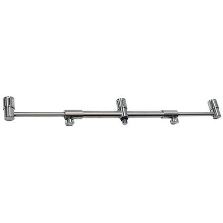 Buzz Bar Summit Tackle Adjustable 3 Rod Colosseum Buzz Bar Closed - Stainless