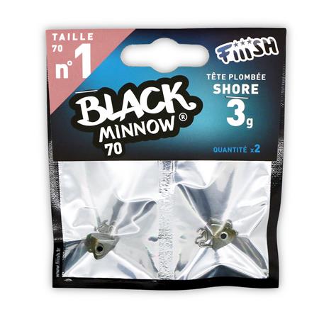 CABEÇA CHUMBADA FIIISH BLACK MINNOW SHORE