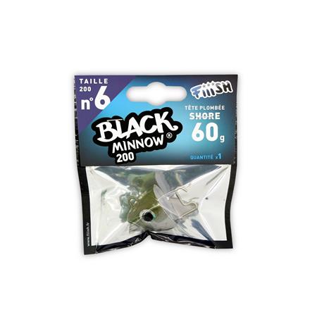 CABEÇA CHUMBADA FIIISH BLACK MINNOW SHORE