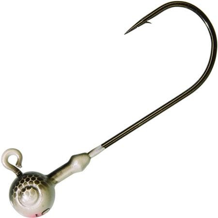 Cabeça Chumbadas Gunki G-Round Pike Long-S - Natural Black Silver