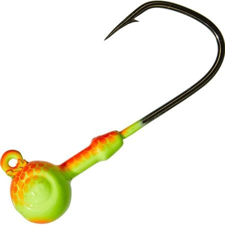 Cabeça De Chumbo Gunki G-Round Pike Short-S - Orange/Fluo Yellow