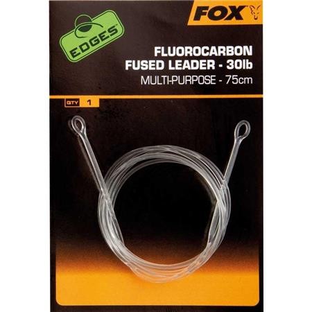 Cabeça De Linha Fox Edges Fluorocarbon Fused Leaders - Pack De 5