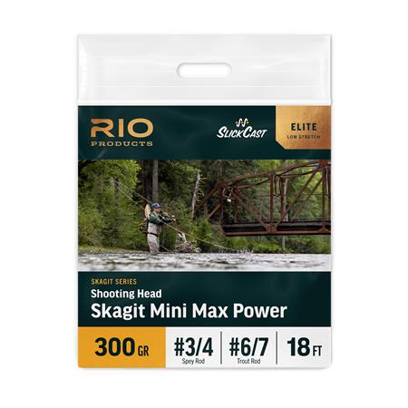 CABEÇA DE LINHA RIO ELITE SHOOTING HEAD SKAGIT MINI MAX POWER