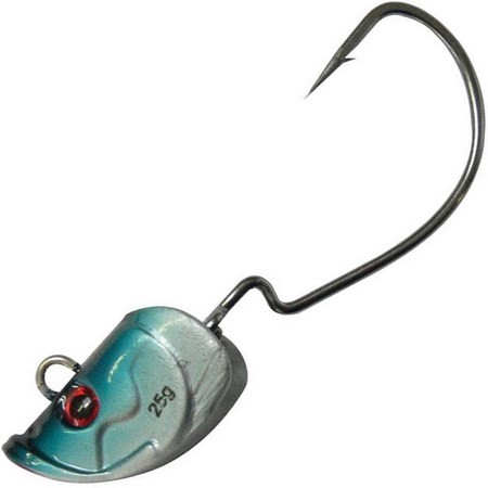 Cabeza Plomada Flashmer Blue Shad - Paquete De 2
