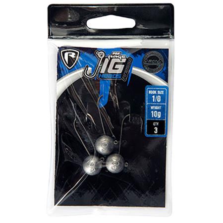Cabeza Plomada Fox Rage Finesse Jig Heads - Paquete De 3