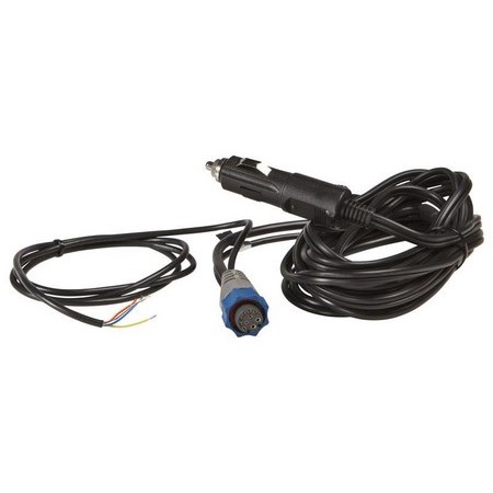 Cable D'alimentation Allume Cigare 12V Lowrance Prises Bleues