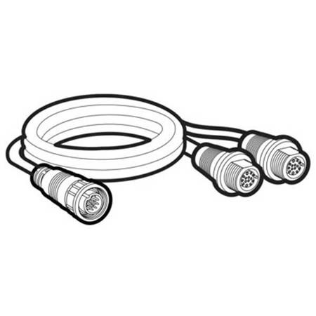 Cable Y Humminbird Solix/Apex Para Instalar Sonda Si Izquierda Y Derecha (14Msilry)