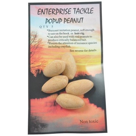 Cacahuetes Artificiales Enterprise Tackle - Paquete De 5