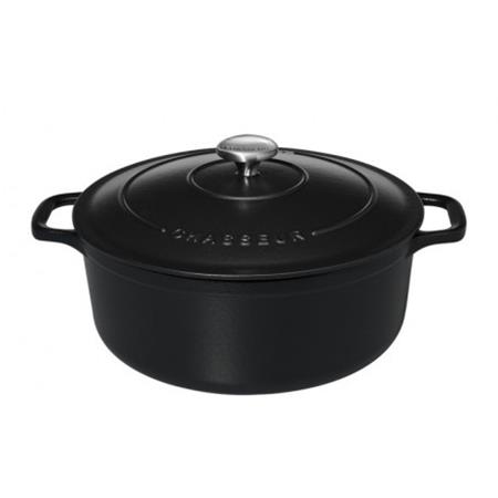 Cacerola De Hierro Fundido Chasseur Ronde - Noir Mat