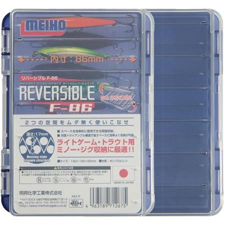 Caixa De Iscos Meiho Reversible F 86