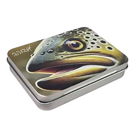 Caixa Para Moscas Devaux Alu Brown Trout