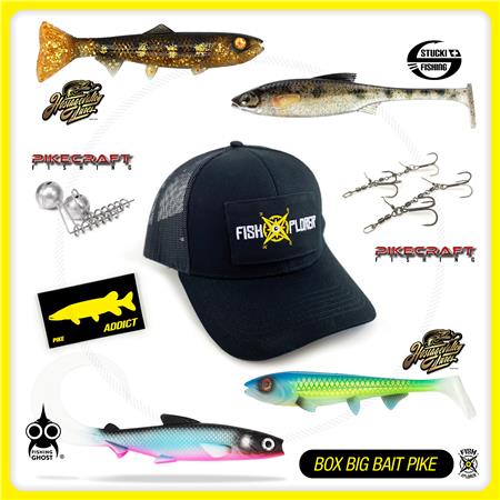 CAJA DESCUBIERTA FISHXPLORER PIKE ADDICT BIG BAIT