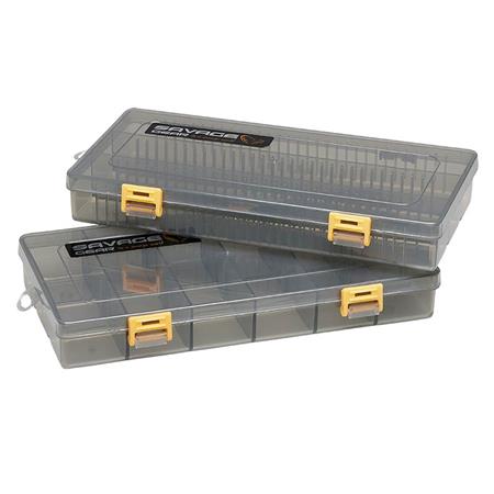 Caja Para Accesorios Savage Gear - Plastique Fumé - Paquete De 2
