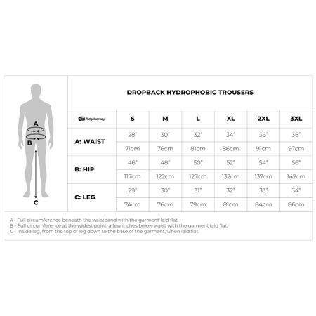 CALÇAS DE HOMEM - CAQUI RIDGE MONKEY APEAREL DROPBACK LIGHTWEIGHT HYDROPHOBIC TROUSER - KAKI