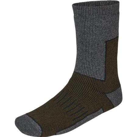 Calcetines Seeland Field Thermo - Pine Green Melange/Grey Melange - Paquete De 2