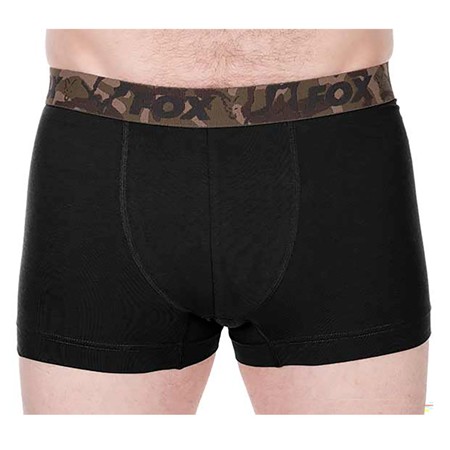 CALECÓN HOMBRE - KAKI/NEGRO FOX BOXER SHORTS - KAKI/NOIR - PAQUETE DE 2