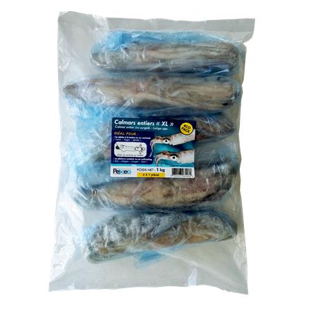 Calmars Entiers Pexeo Xl Eco - 1Kg