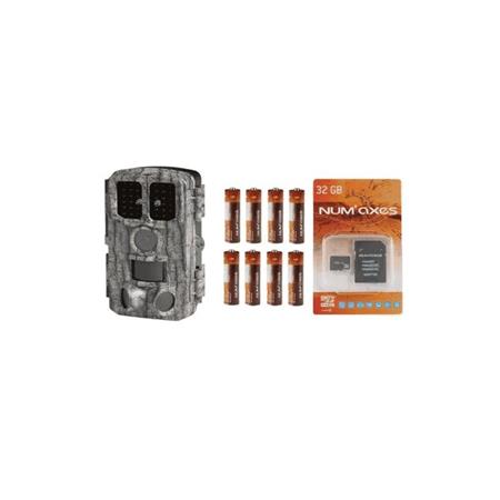 CAMÉRA DE CHASSE NUMAXES PIE1076 + 8 PILES AA + CARTE MÉMOIRE 32GB