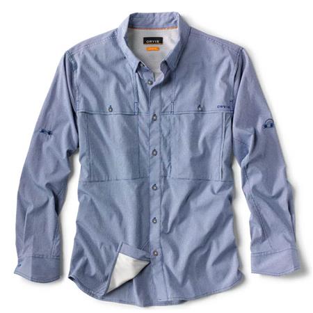 Camicia Maniche Lunghe - Blu Orvis Ventilated Open Air Caster Ls - Bleu