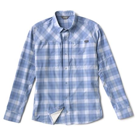 Camicia Maniche Lunghe Uomo - Blu Orvis Pro Stretch Ls - Bleu