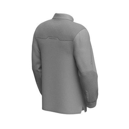 CAMICIA A MANICHE LUNGHE UOMO FINNTRAIL ANTI UV BREEZE - GRIGIO
