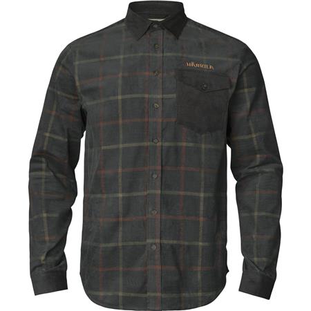 Camicia Maniche Lunghe Uomo Harkila Kaldfjord Corduroy Check