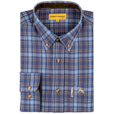 Camicia Maniche Lunghe Uomo Ligne Verney-Carron Brenne