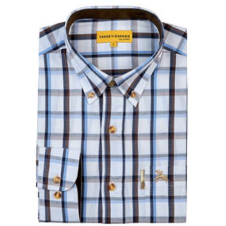 Camicia Maniche Lunghe Uomo Ligne Verney-Carron Vouzon