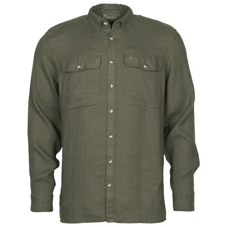 Camicia Maniche Lunghe Uomo Pinewood Värnamo Insectsafe Linen L/S