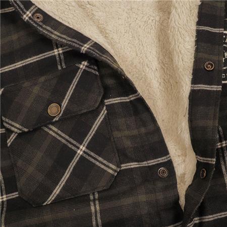 CAMICIA A MANICHE LUNGHE UOMO SWEDTEAM ULTRA PILE - HUNTING VERT