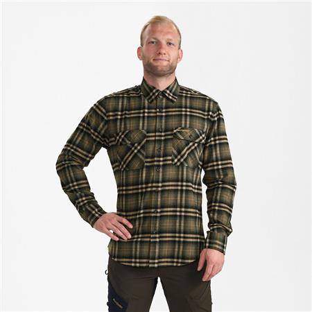 CAMICIA A MANICHE LUNGHE UOMO - VERDE DEERHUNTER CARSON