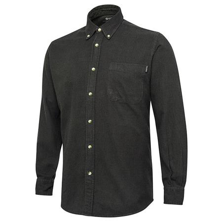Camicia Maniche Lungo Beretta Wood Pied De Poule Shirt Verde