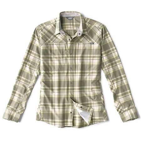 Camicia Maniche Lungo Uomo Orvis Pro Stretch Shirt Sagebrush